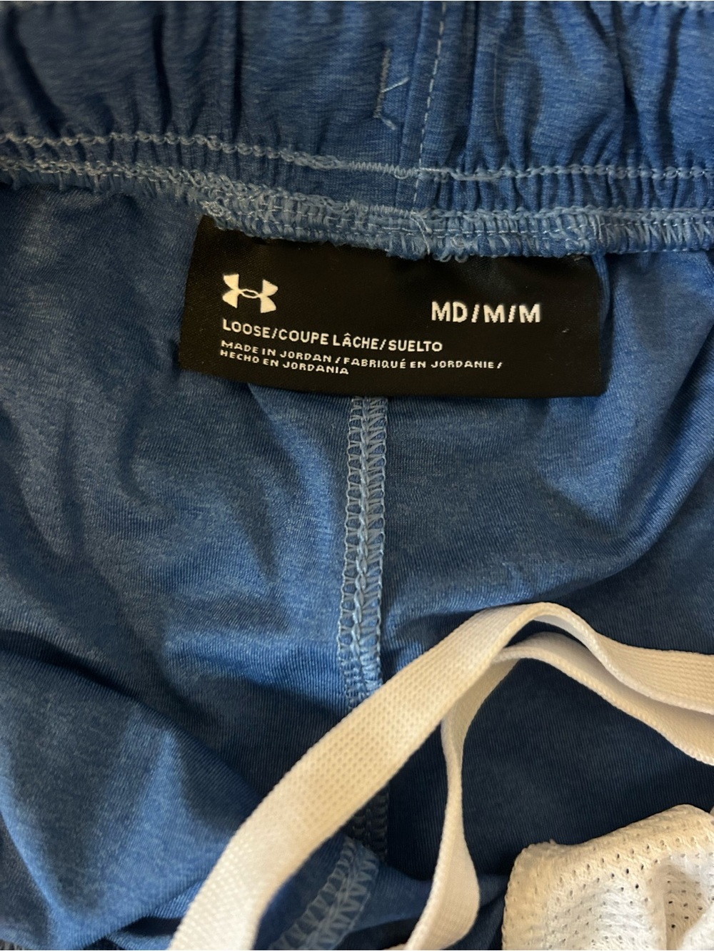 Under Armour Men's Two-Tone Blue Performance Shorts - Picture 2 of 5